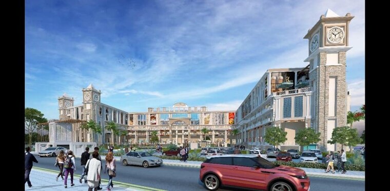 Exterior View, hlp-social-square Commercial Shop 400 Sq.Ft. In Patiala Road Zirakpur 9455537