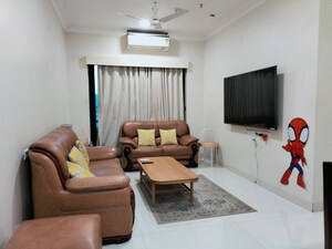 Living Room in 2 BHK Apartment at K Raheja Raheja Residency, Malad East – for Rent