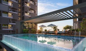 Swimming Pool in 3 BHK Apartment at Majestique Marbella Phase 1, Kharadi – for Sale