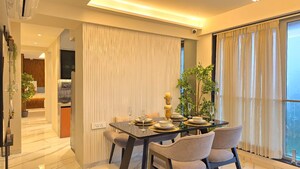 Living Room in 3 BHK Apartment at Adani Ten BKC, Bandra East – for Rent