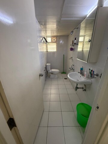 Bathroom in 3 BHK Apartment at Mantri Celestia, Gachibowli – for Rent