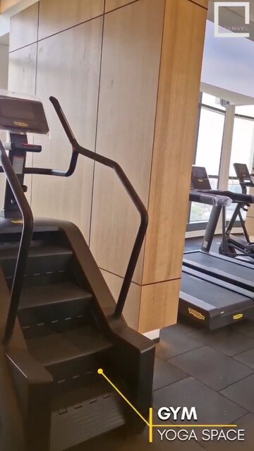 Staircase in 4 BHK Penthouse at Marvel Ribera, Boat Club Road – for Sale