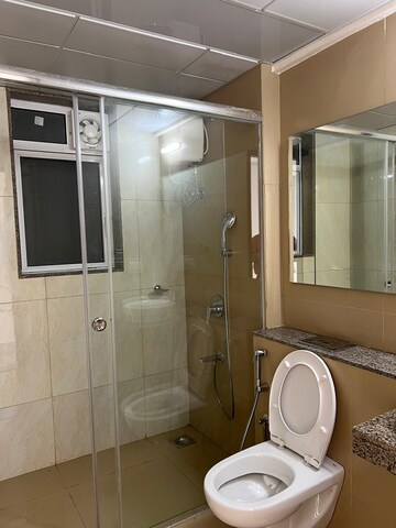 Bathroom in 3 BHK Apartment at L&T Emerald Isle, Powai – for Rent