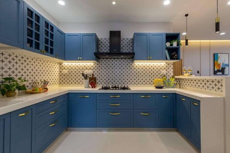 Kitchen, mehrauli gurgaon road 3 Bedroom 1200 Sq.Ft. Builder Floor In Mehrauli Gurgaon Road Delhi 9456004