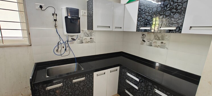 Kitchen, jain-srikar-auroville 2 Bedroom 1200 Sq.Ft. Apartment In Kothaguda Hyderabad 9456148