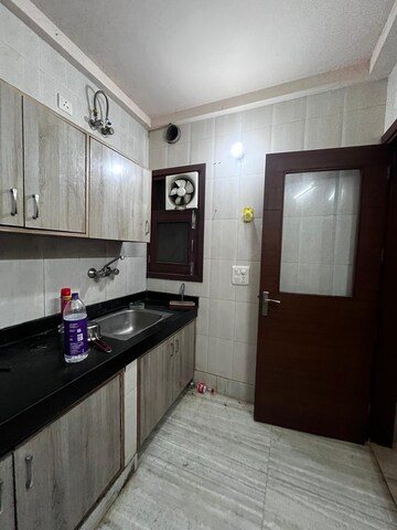 Kitchen in 2 BHK Builder Floor at Saket – for Rent