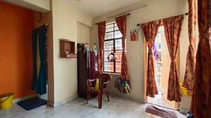 Living Room in 2 BHK Apartment at Bengal Peerless Avidipta, Em Bypass – for Rent