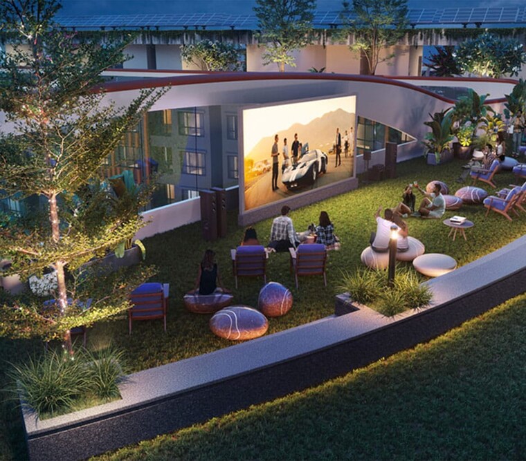 Terrace, siddha-sky 1 Bedroom 408 Sq.Ft. Apartment In Sion Mumbai 9456262