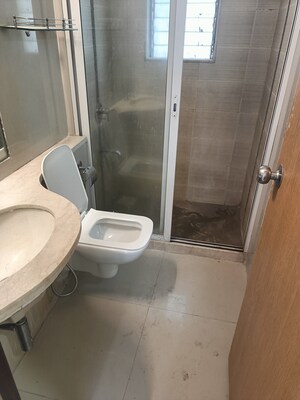 Bathroom in 2 BHK Apartment at Dosti Flamingos, Parel – for Rent