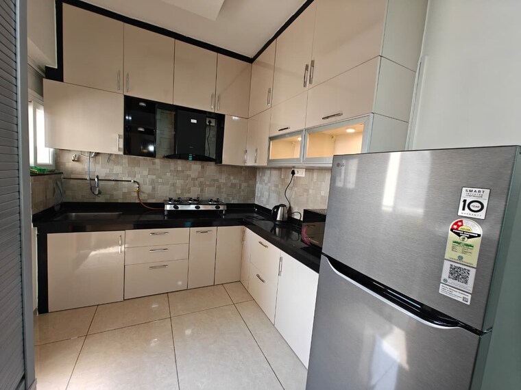 Kitchen, anand-eastwoods 2 Bedroom 900 Sq.Ft. Apartment In Viman Nagar Pune 9456356