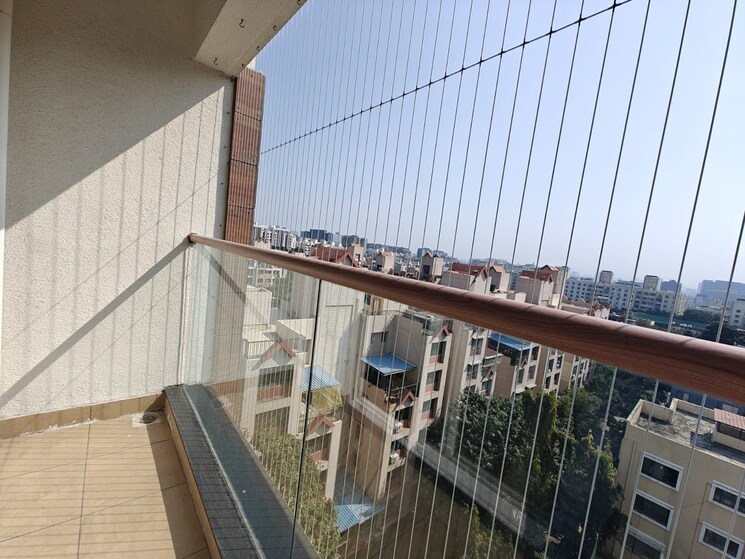 Balcony, anand-eastwoods 2 Bedroom 900 Sq.Ft. Apartment In Viman Nagar Pune 9456356