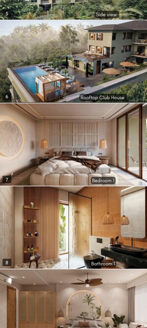 Kitchen in 2 BHK Apartment at Candolim – for Sale