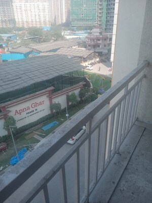 Balcony in 1 BHK Apartment at Seven Eleven Apna Ghar Phase III, Mira Road – for Rent