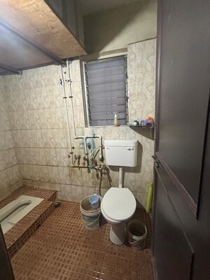 Bathroom in 2 BHK Apartment at Gurukrupa Memories, Kharadi – for Rent