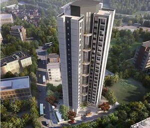 2 BHK Apartment – Exterior View View at Yogi Ajmera Bliss, Kalyan West - for Sale