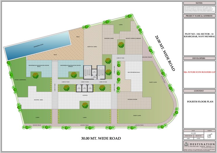 Master Plan, hitech-crystal-corner 2 Bedroom 665 Sq.Ft. Apartment In Kharghar Sector 11 Navi Mumbai 9456436
