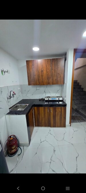 Kitchen in 1 BHK Builder Floor at Saket – for Rent