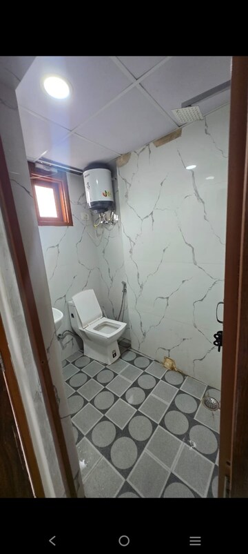 Bathroom in 1 BHK Builder Floor at Saket – for Rent