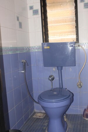 Bathroom in 1 RK Apartment at Janki Niwas CHS, Charai – for Rent