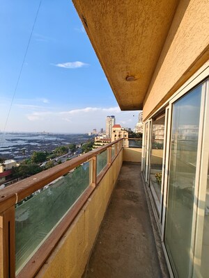 Balcony in 4 BHK Apartment at Mount Mary Bandra, Bandra West – for Rent