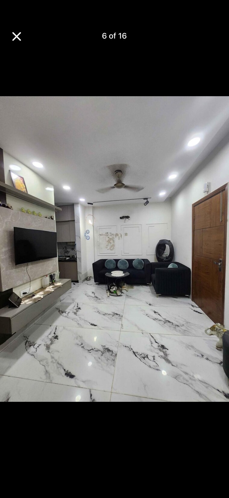 Hall, paschim vihar 3 Bedroom 1350 Sq.Ft. Builder Floor In Paschim Vihar Delhi 9456741