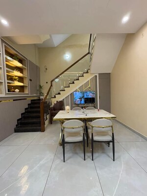 Staircase in 4 BHK Villa at Gandhi Path – for Sale