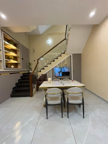 Staircase in 4 BHK Villa at Gandhi Path – for Sale