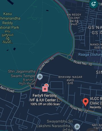  Office Space – Map Location View at Banjara Hills - for Rent