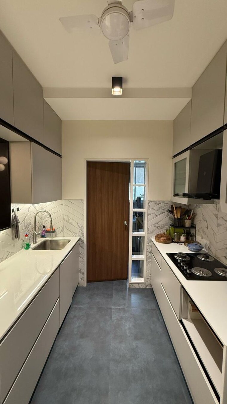 Kitchen, l-t-crescent-bay-t2 2 Bedroom 900 Sq.Ft. Apartment In Parel Mumbai 9456876