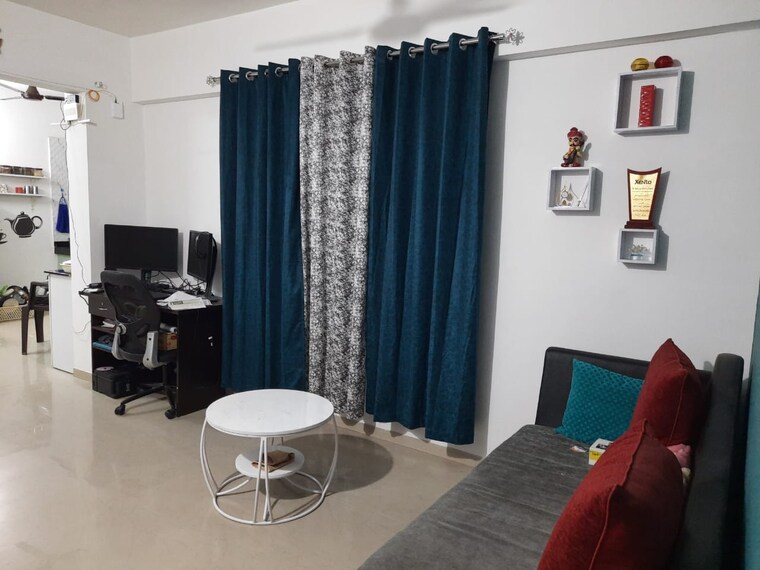 Living Room, dreams-aakruti 2 Bedroom 950 Sq.Ft. Apartment In Hadapsar Pune 9456903