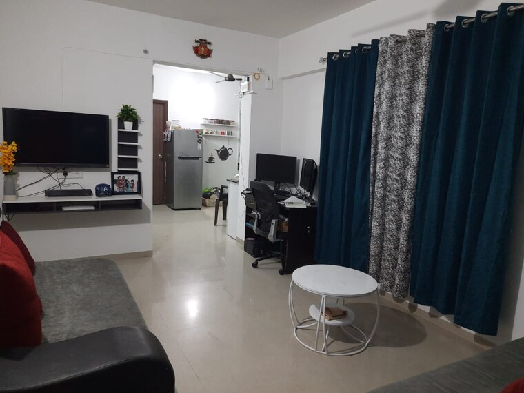 Living Room, dreams-aakruti 2 Bedroom 950 Sq.Ft. Apartment In Hadapsar Pune 9456903