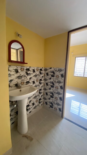 Bathroom in 3 BHK Apartment at Chinar Park – for Rent