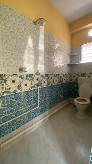 Bathroom in 3 BHK Apartment at Chinar Park – for Rent