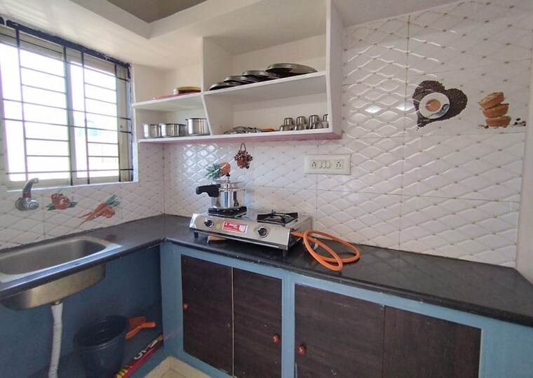 Kitchen, rajpur khurd extension 2 Bedroom 85 Sq.Yd. Builder Floor In Rajpur Khurd Extension Delhi 9456904