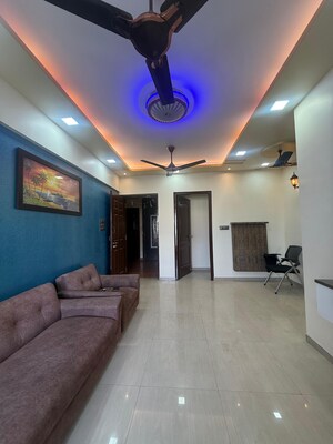 Living Room in 2 BHK Apartment at Kolshet – for Sale