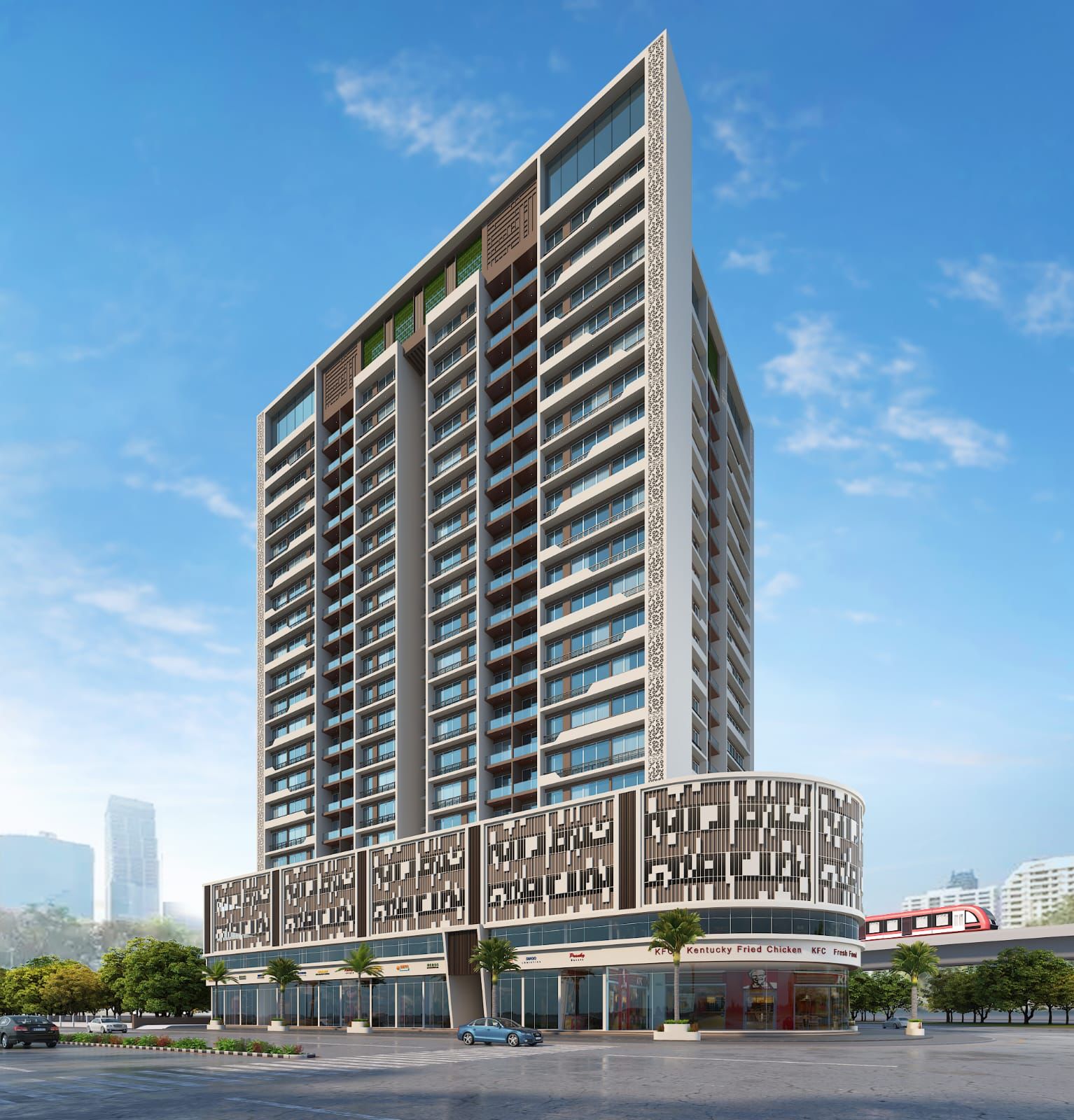 3 BHK + Extra Room 1143 Sq.Ft. Apartment in Hitech Crystal Corner