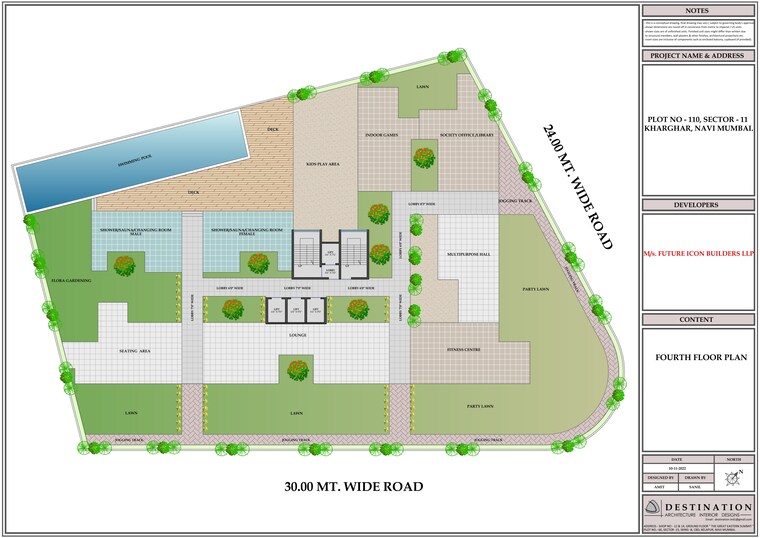 Master Plan, hitech-crystal-corner 3 Bedroom 1143 Sq.Ft. Apartment In Kharghar Sector 11 Navi Mumbai 9457280