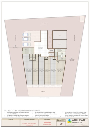Floor Plan in 2 BHK Apartment at Shree Pote Pallacio, Kharghar Sector 11 – for Sale