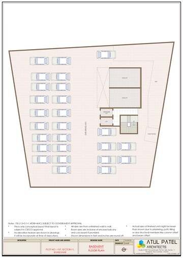 Floor Plan in 2 BHK Apartment at Shree Pote Pallacio, Kharghar Sector 11 – for Sale