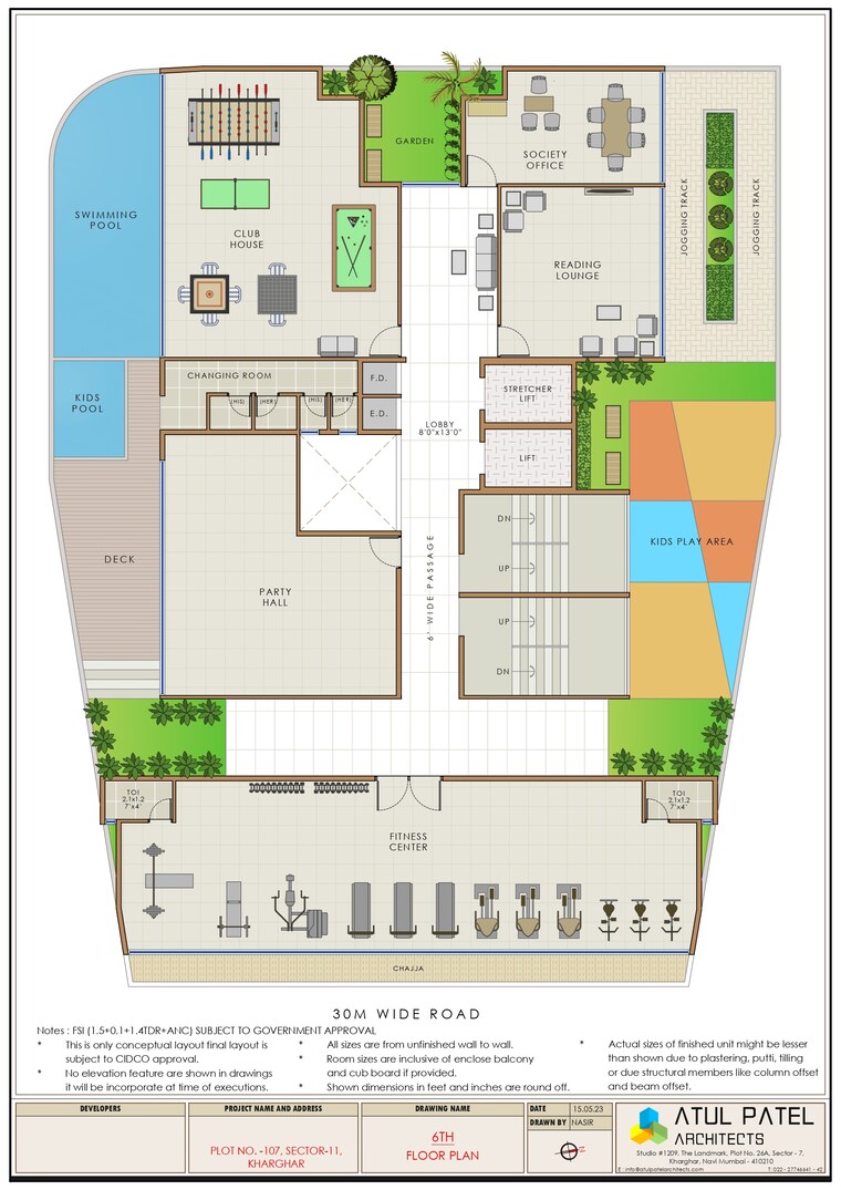 Floor Plan, shree-pote-pallacio 2 Bedroom 728 Sq.Ft. Apartment In Kharghar Sector 11 Navi Mumbai 9457508