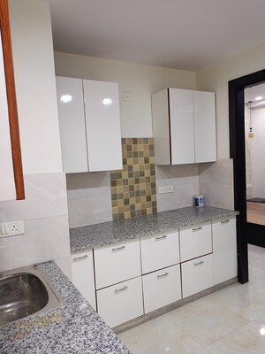 Kitchen in 3 BHK Builder Floor at Shakti Khand Iii – for Rent