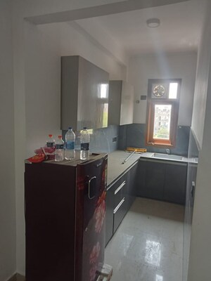 Kitchen in 1 BHK Builder Floor at Freedom Fighters Enclave – for Rent