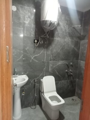 Bathroom in 1 BHK Builder Floor at Freedom Fighters Enclave – for Rent