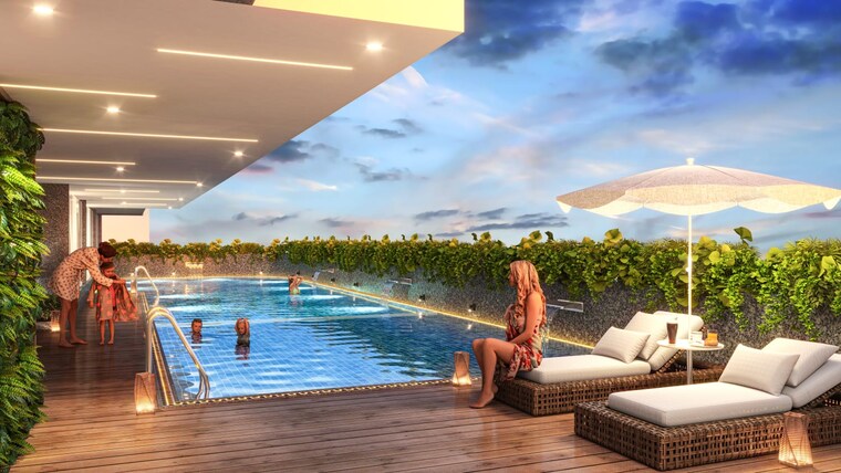 Swimming Pool, shreeji-infinity 2 Bedroom 771 Sq.Ft. Apartment In Kharghar Sector 11 Navi Mumbai 9457584