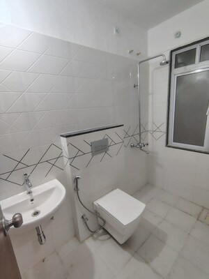 Bathroom in 2 BHK Apartment at Gada Anutham, Hadapsar – for Rent