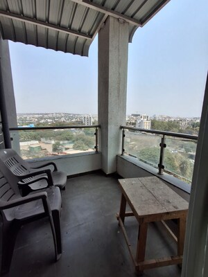 Balcony in 4 BHK Apartment at Aarya Residency Nanded, Nanded – for Rent