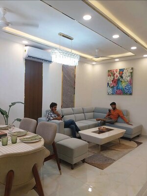 Living Room in 3.5 BHK Builder Floor at Smart World Gems, Sector 89 – for Sale
