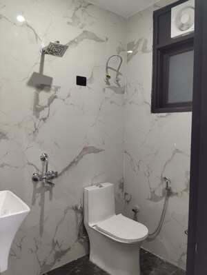 Bathroom in 2 BHK Builder Floor at Freedom Fighters Enclave – for Rent