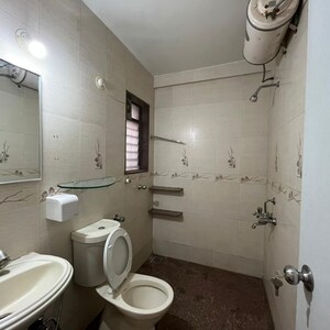 Bathroom in 4 BHK Apartment at Aundh – for Rent