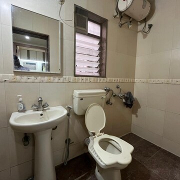 Bathroom in 4 BHK Apartment at Aundh – for Rent